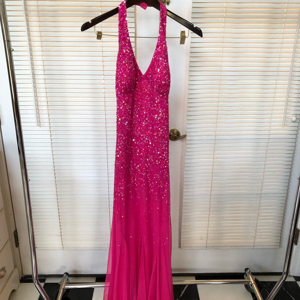 Gorgeous pink prom gown